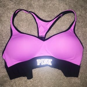 PINK push up sports bra